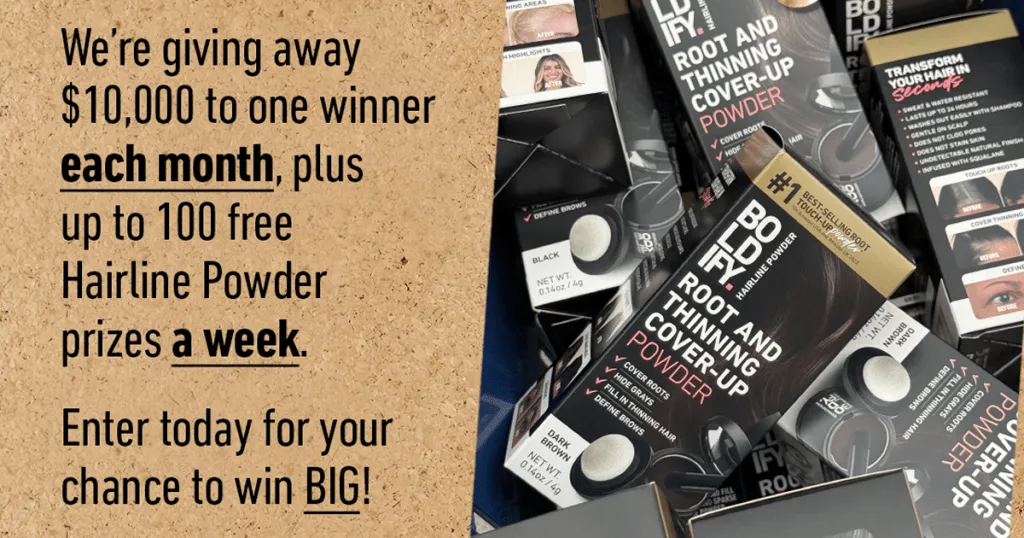 BOLDIFY: Win $500+ Hair Growth Kit! [Ends Soon]