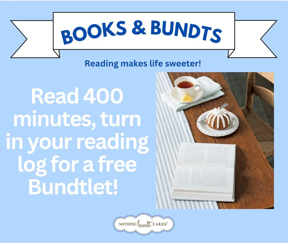 Books and Bundts – A Reading Program for Kids- Nothing Bundt Cakes
