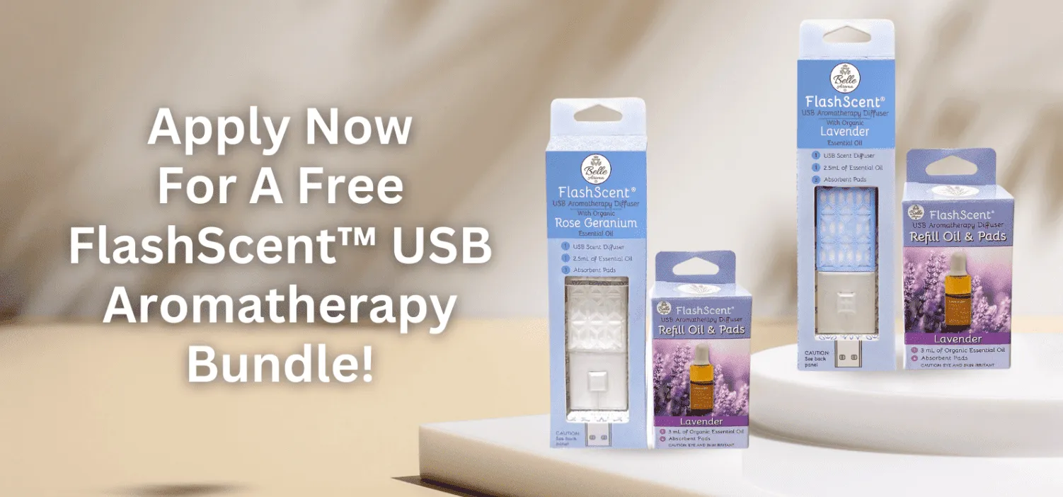 Free Belle Aroma FlashScent USB Aromatherapy Bundle