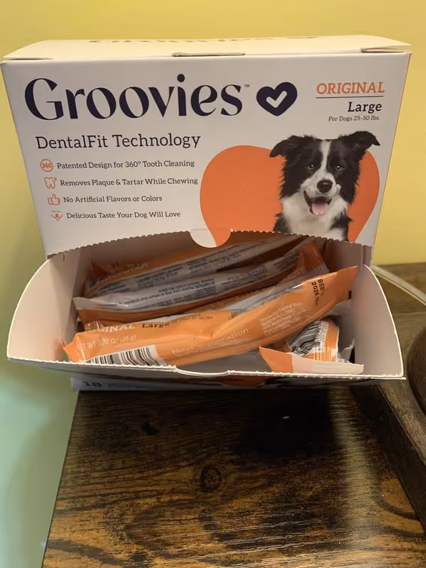Free Groovies Dog Dental Chews: Claim Your Exclusive Deal Now!