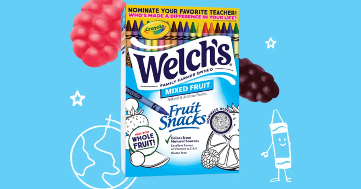 Free $10,000 Welch's Gift: Thank a Teacher Now!