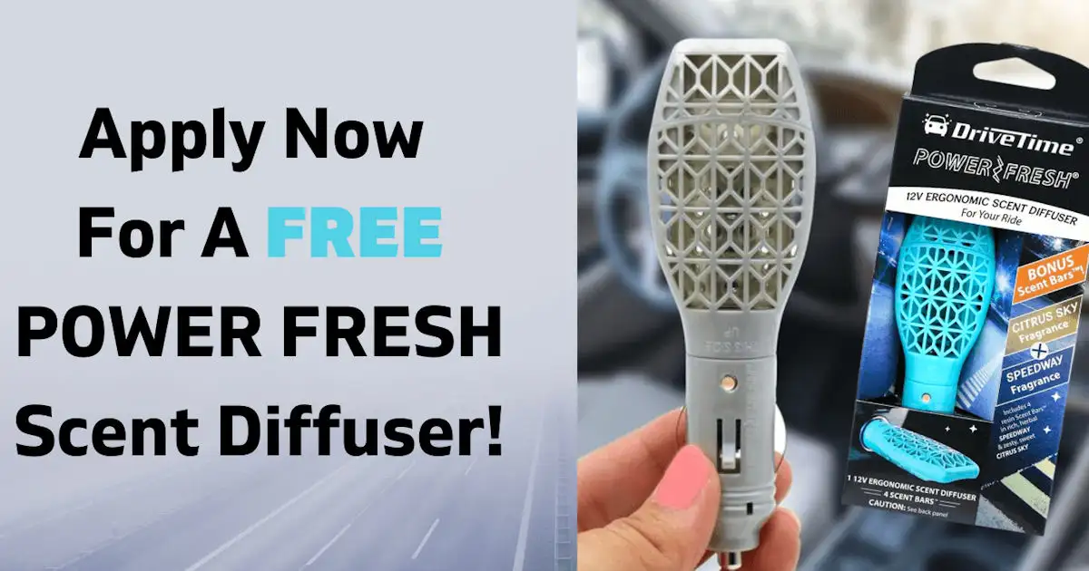 Free 12V Car Scent Diffuser: Drive Time Power Deal!