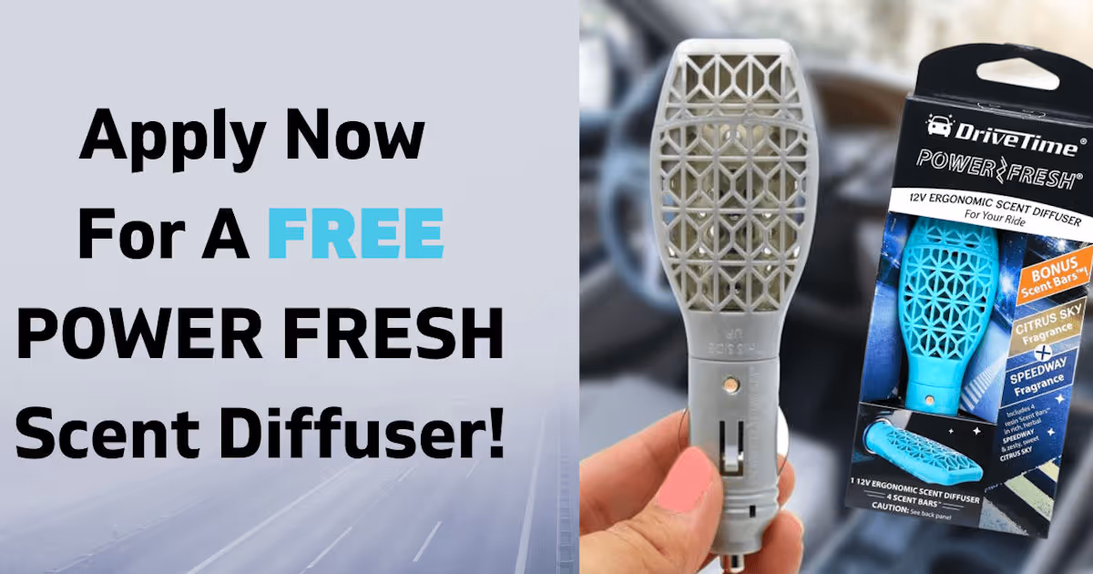 Free 12V Car Scent Diffuser: Drive Time Power Deal!