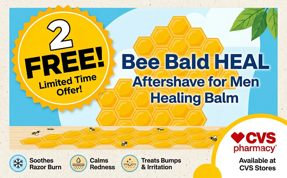 Free 2 Bee Bald HEAL Aftershave Balms: Score 2 FREE at CVS!