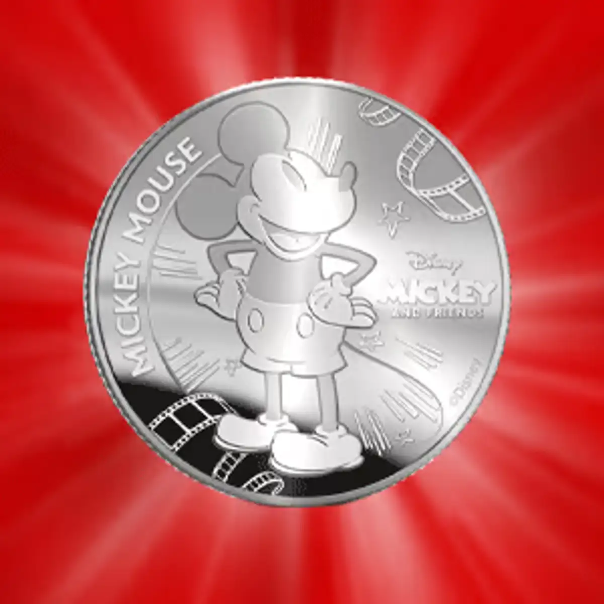 Free 2024 Disney Mickey Mouse & Friends Limited Edition Coin + FREE Shipping!