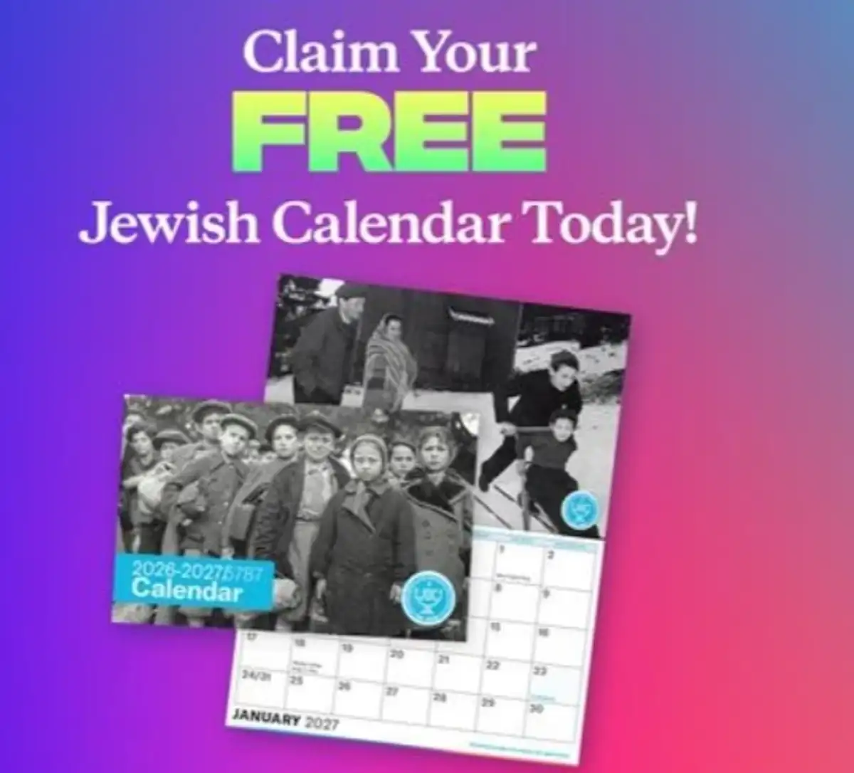 Free 2027 JDC Jewish Calendar: Get Your Free Copy Now!