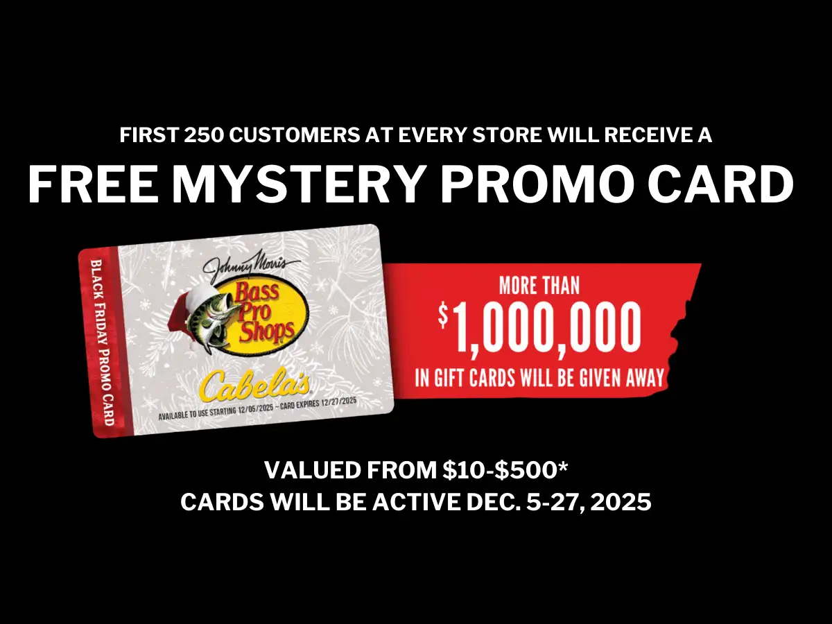 Free $500 Gift Card at Bass Pro: Black Friday Deal!