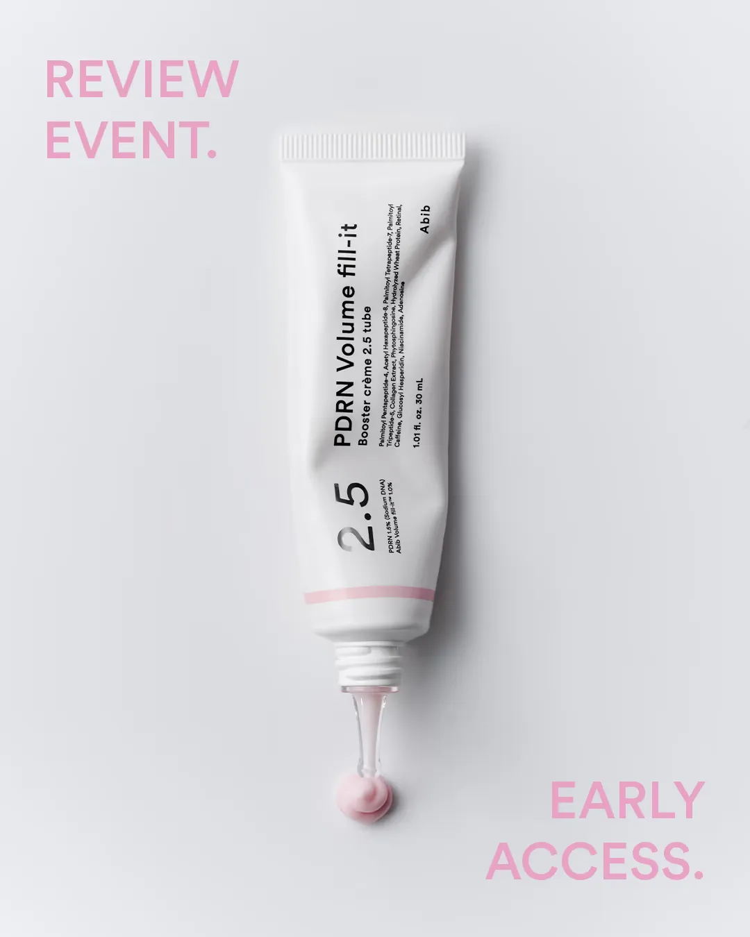 Free Abib PDRN Volume Fill-it Booster Crème: Get 1 of 2.5 Tubes Now!
