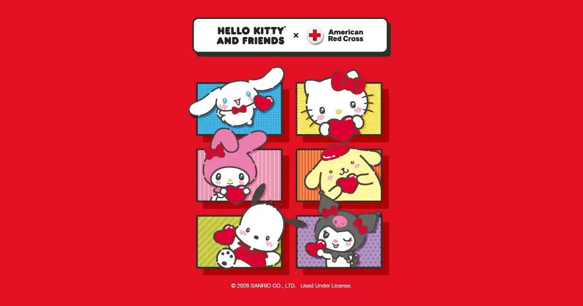 Free American Red Cross x Hello Kitty Pack: Donate Blood!