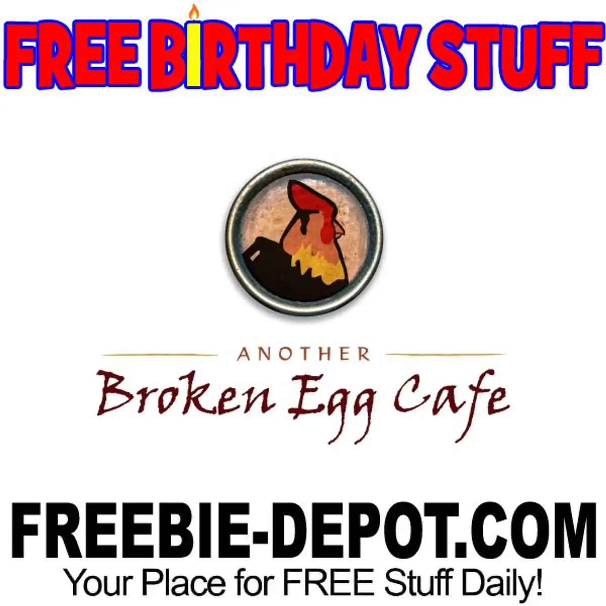 Free Another Broken Egg Cafe Birthday Treat: Get a FREE Large Pancake!