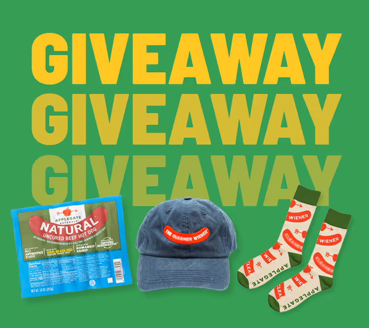 Free Applegate Hot Dogs! Win 1 of 25 Prize Packs