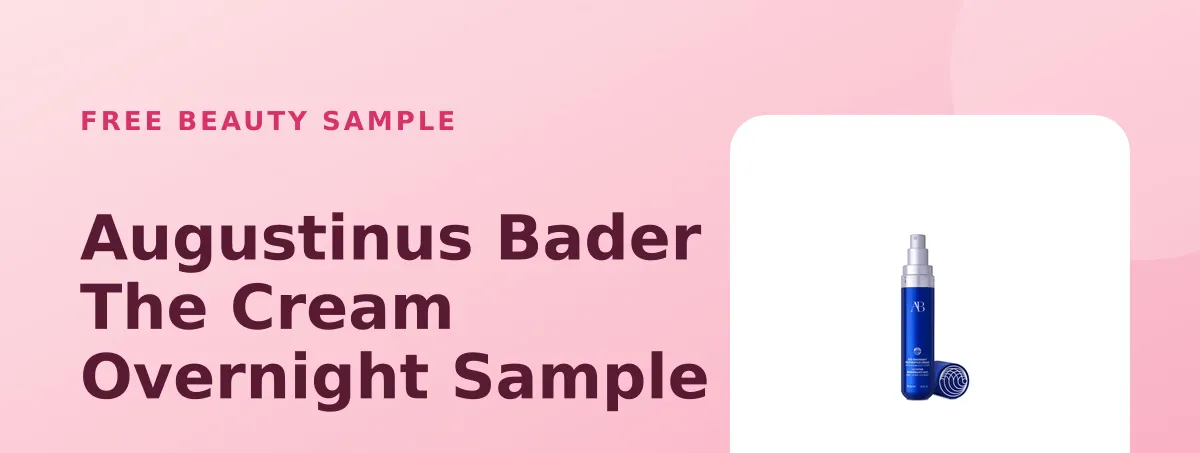 Free Augustinus Bader The Cream Overnight Sample