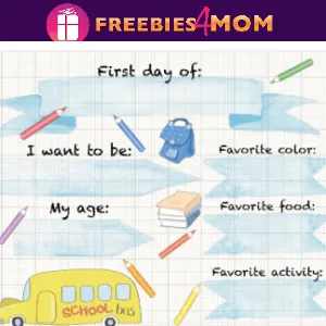 Free Back to School Signs: Fill-in-the-Blank Printable Templates!