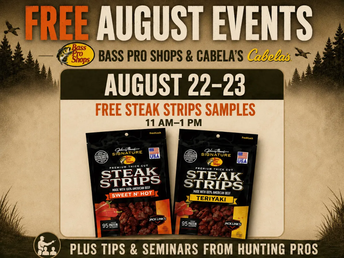 Free Bass Pro Shops Steak Strip Sampling: 2 New Flavors!