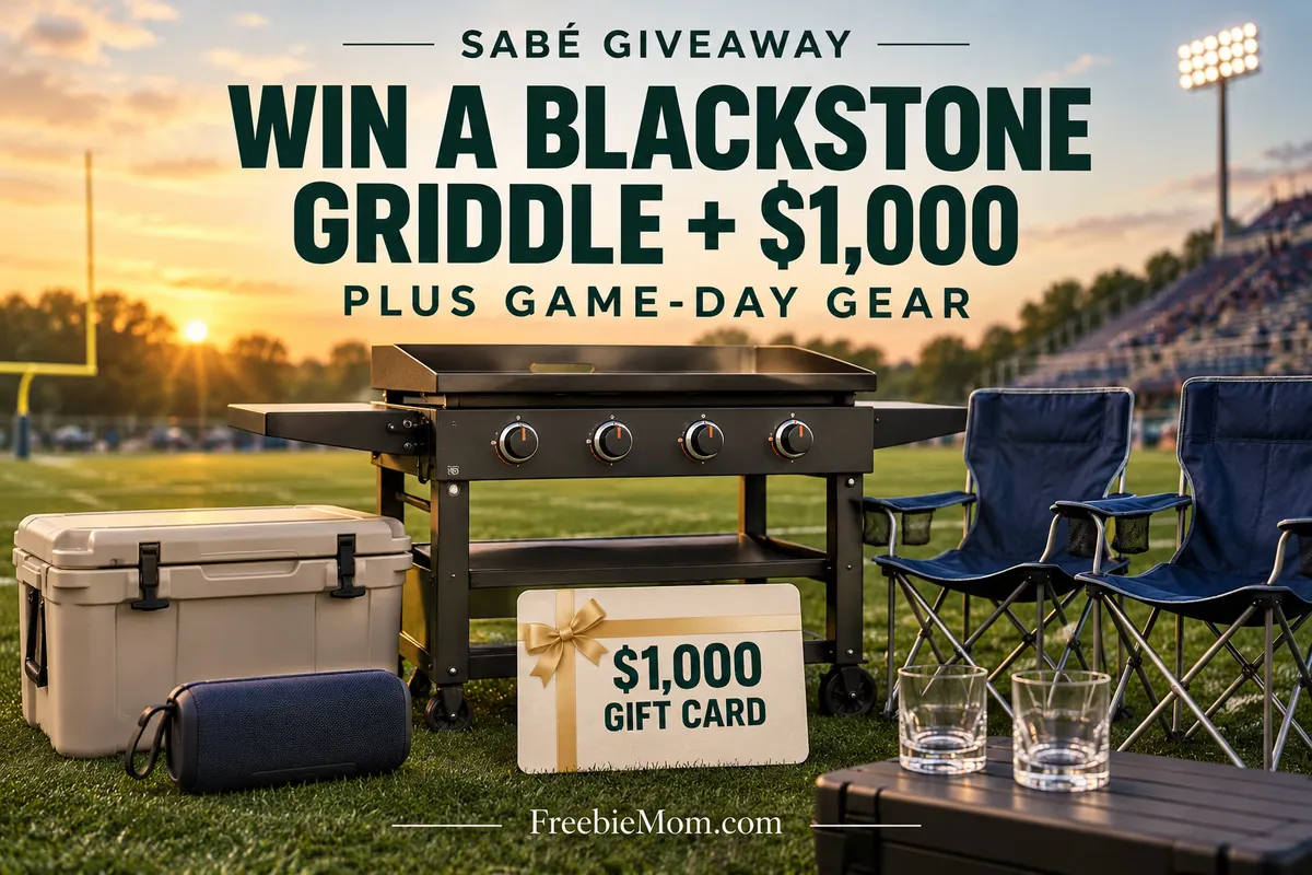 Free Blackstone Griddle + $1,000 Gift Card: SABÉ Giveaway