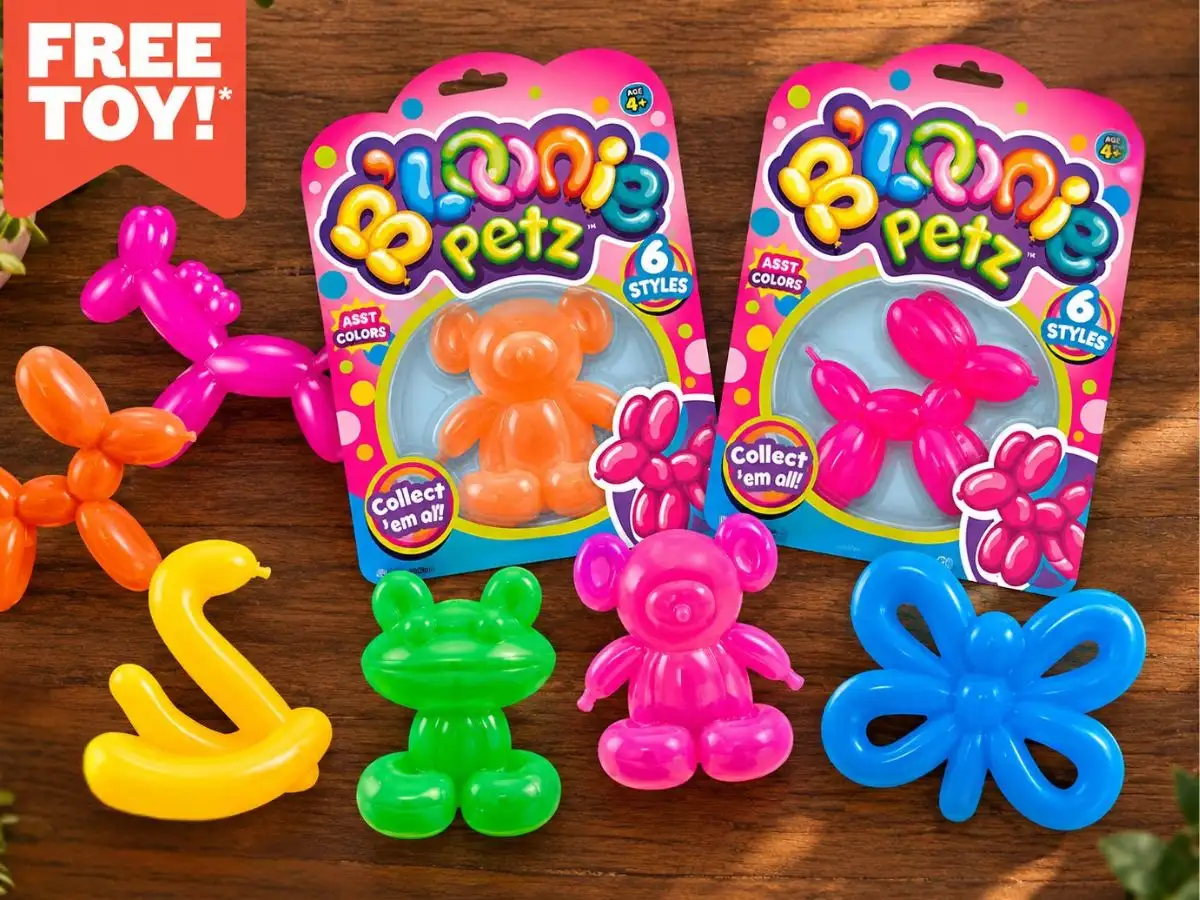 Free B’loonie Petz Squish Toy + $5 Off Retail Bonus!