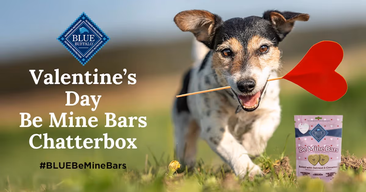 Free Blue Buffalo: Get 1 Valentine's Be Mine Bar Kit!