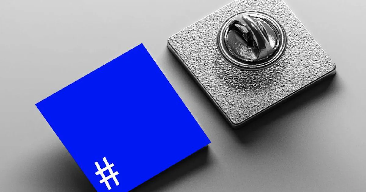 Free Blue Square Pin: Stand Up to Jewish Hate with FCAS!