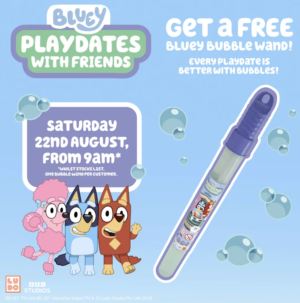 Free Bluey Bubble Wand: Grab Yours Today Before Stock Runs Out!