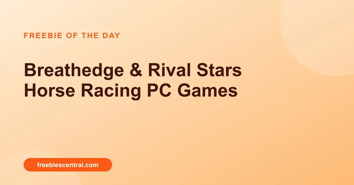 Free Breathedge & Rival Stars Horse Racing PC Games: Download Now & Race!