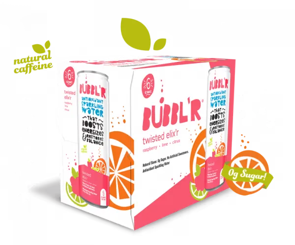 Free Bubbl'r Antioxidant Sparkling Water 6-Pack + FULL Refund!