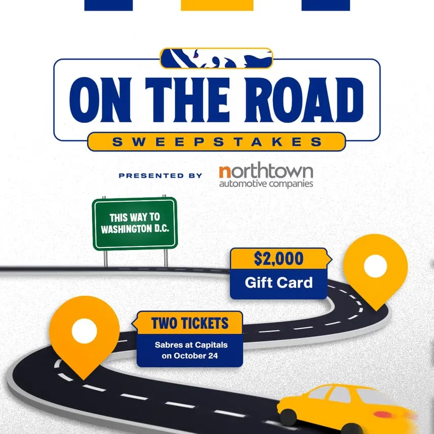 Free Buffalo Sabres Tickets + $2,000 Visa Gift Card Sweepstakes