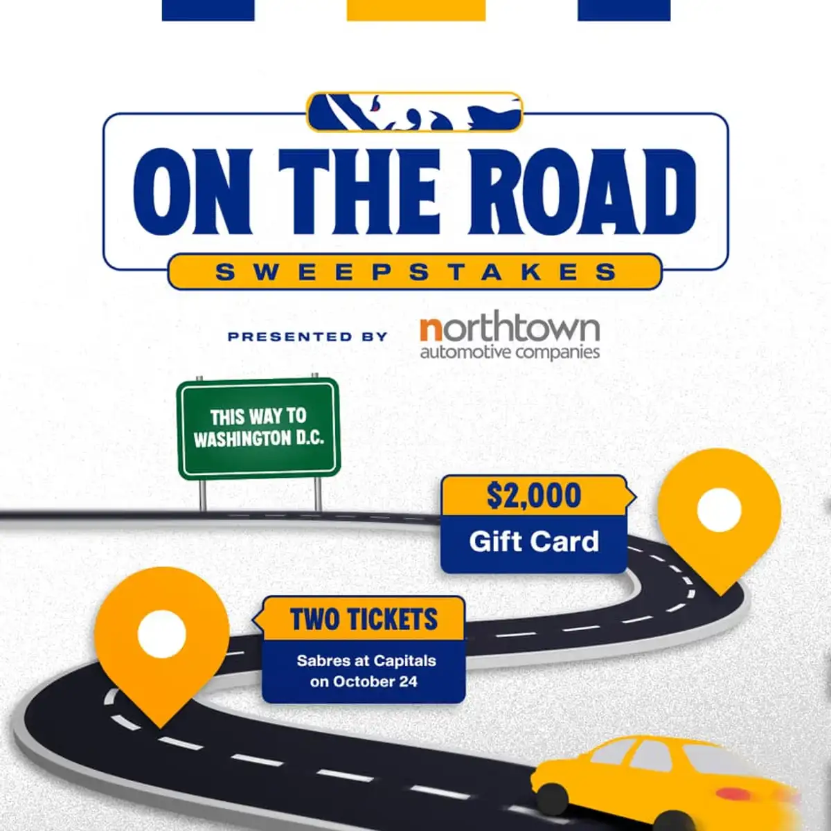 Free Buffalo Sabres Tickets + $2,000 Visa Gift Card Sweepstakes