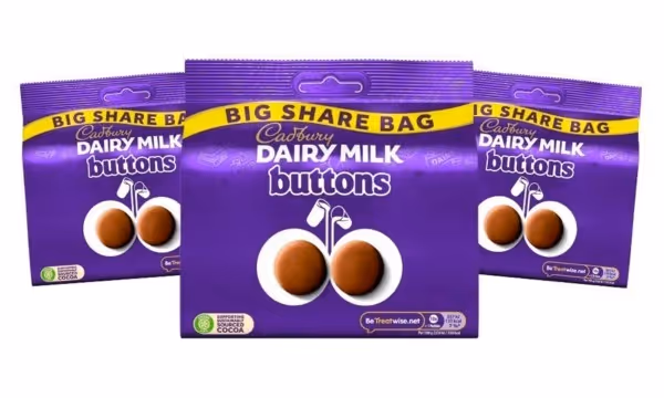 Free Cadbury Buttons: Win 1 of 30 HUGE Bags!