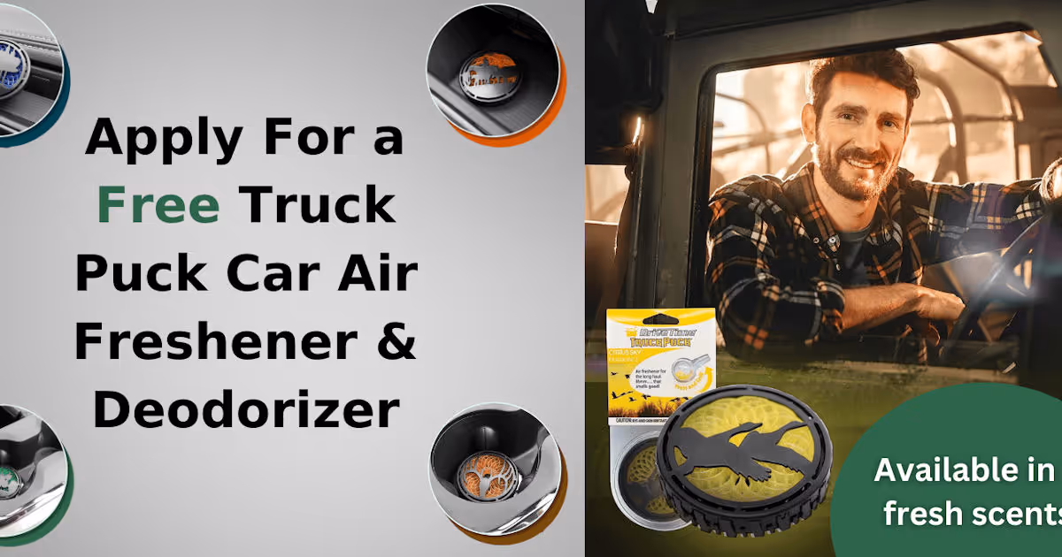 Free Car Air Freshener! Get 1 DriveTime Truck Puck