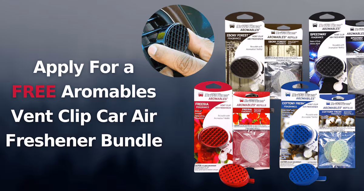 Free Car Air Freshener: Get 3 Aromables - Limited Deal!