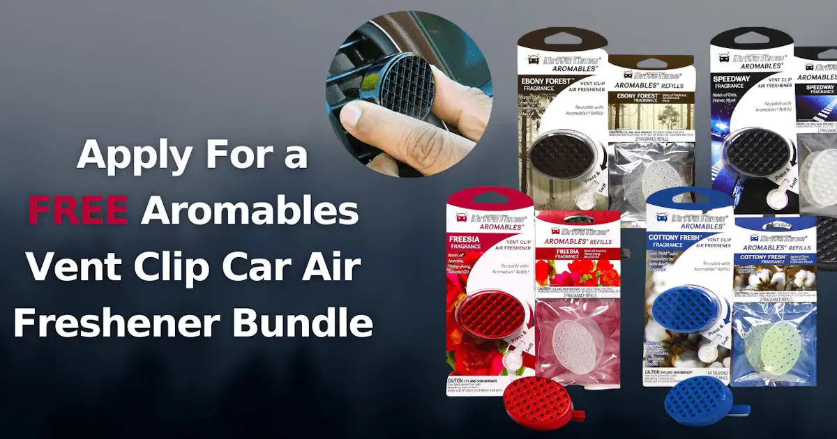 Free Car Air Freshener: Get 3 Aromables - Limited Deal!