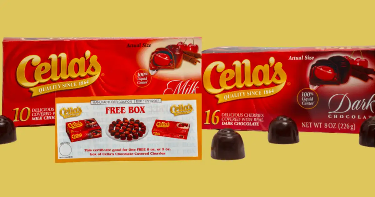 Free Cella's Chocolate! Win 1 of 25 Coupons!