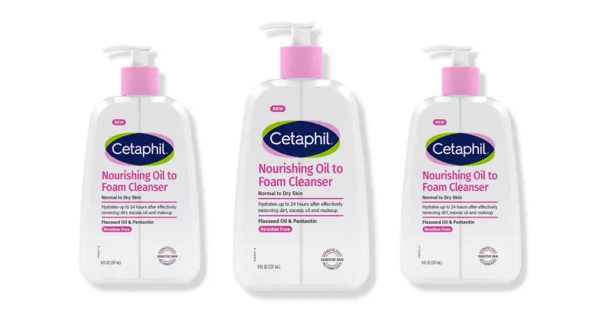 Free Cetaphil Nourishing Oil to Foam Cleanser: Test at Superdrug!