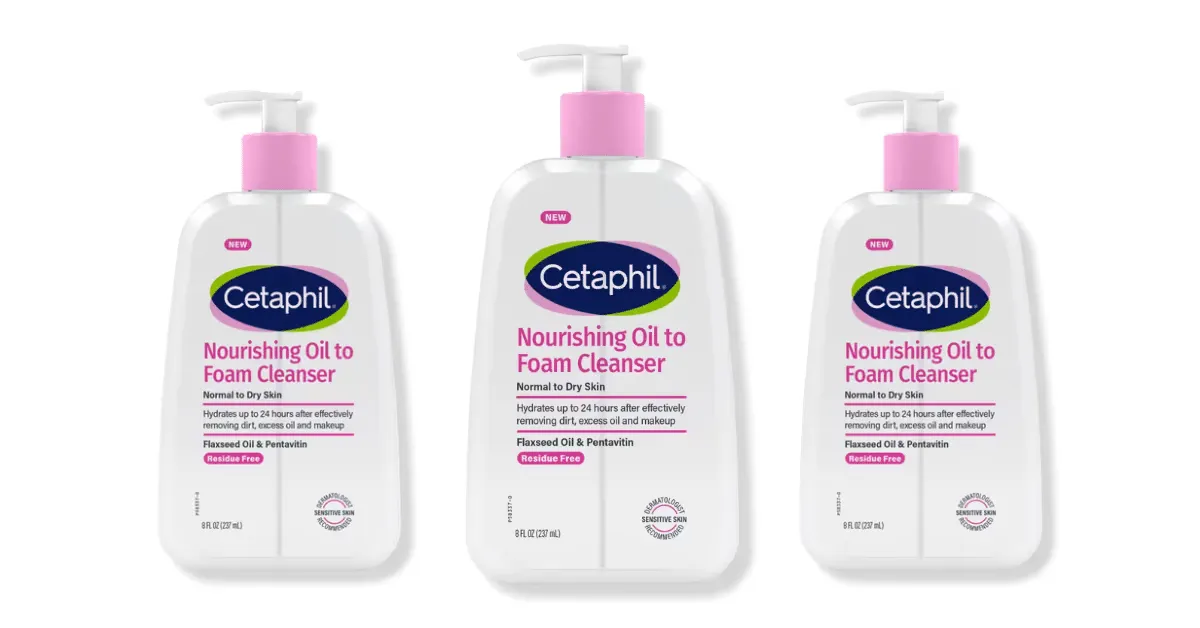 Free Cetaphil Nourishing Oil to Foam Cleanser: Test at Superdrug!