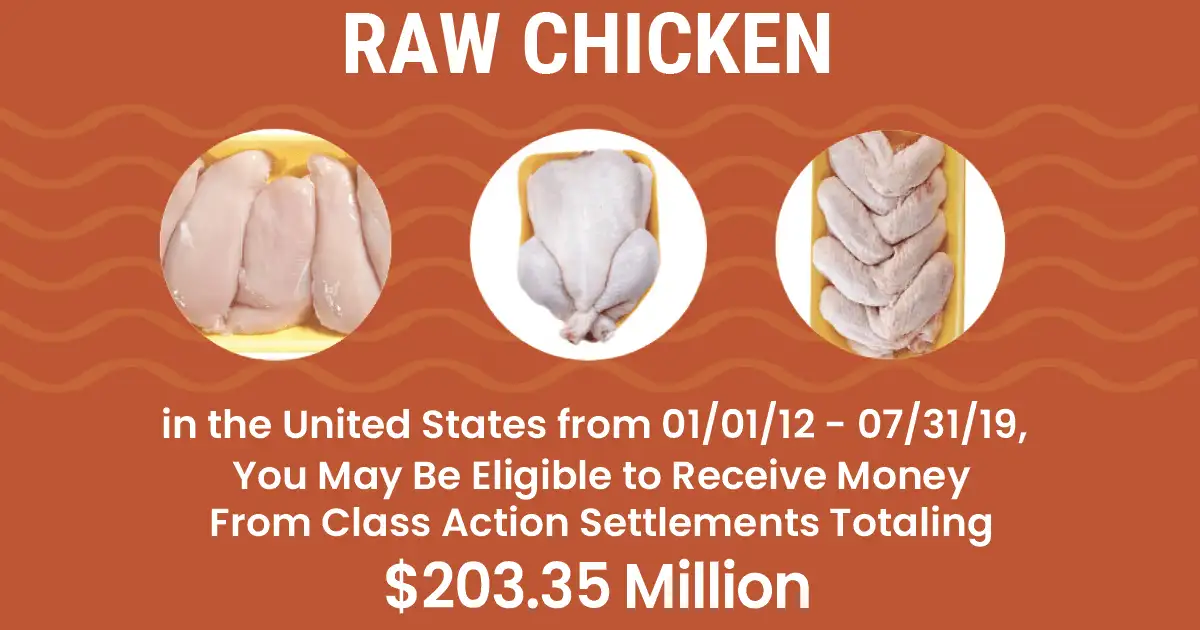 Free Chicken Settlement: Claim Up to $5!