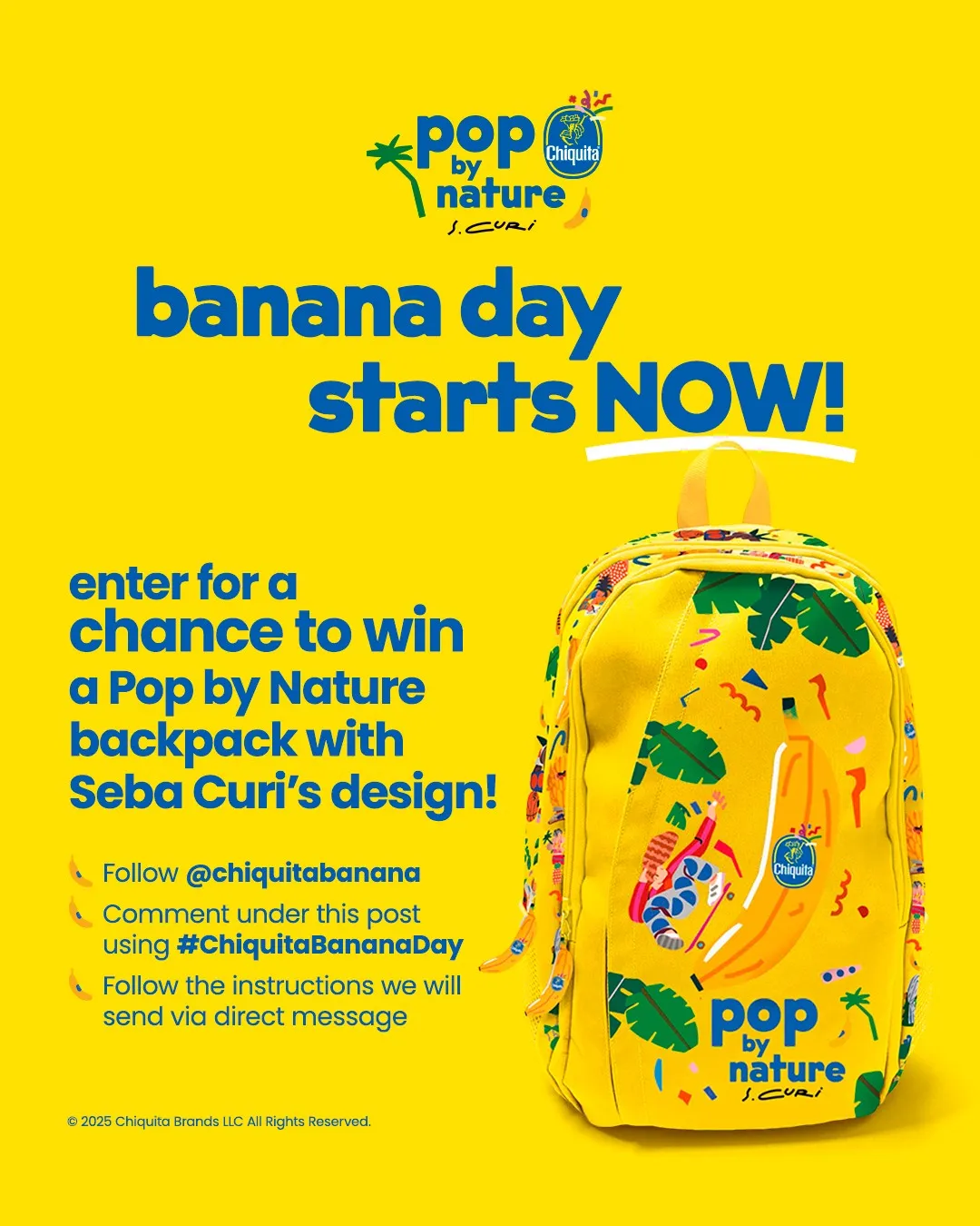 Free Chiquita Backpack: Win 1 of 1,000!