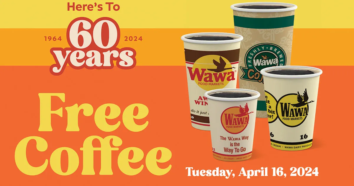 FREE Coffee Alert: Wawa - April 15th Only!