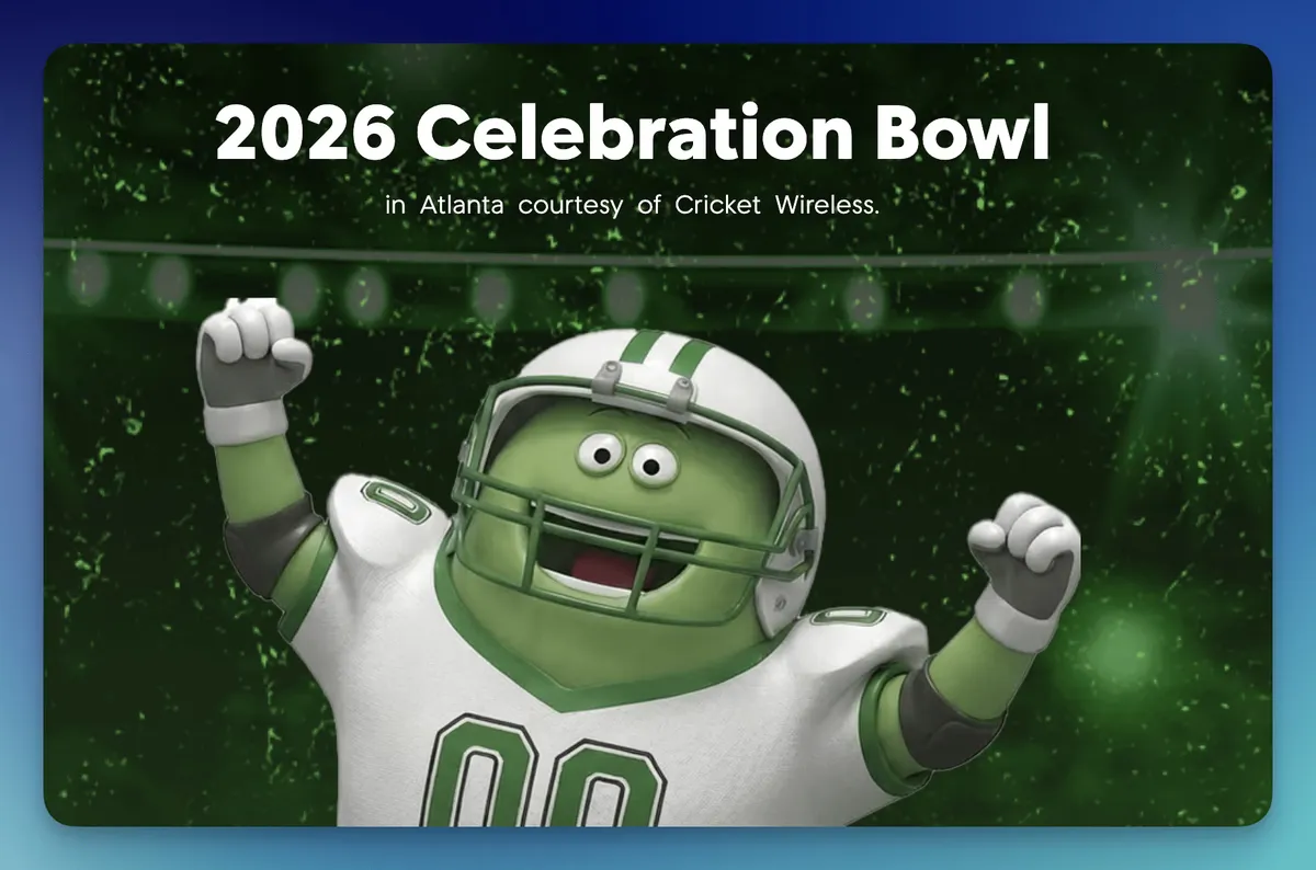 Free Cricket Wireless: Score 2026 Celebration Bowl Flyaway!