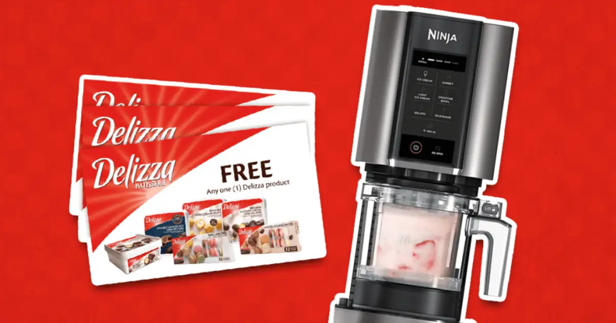 Free Delizza: Win 1 Ice Cream Maker & Treats!