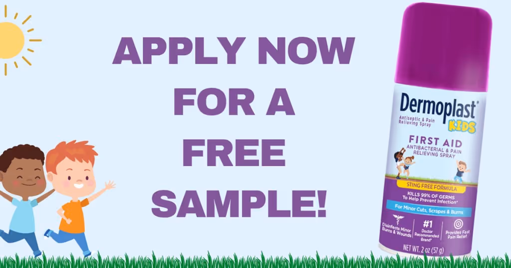 Free Dermoplast Kids Sample: 1 Amazing First Aid Deal