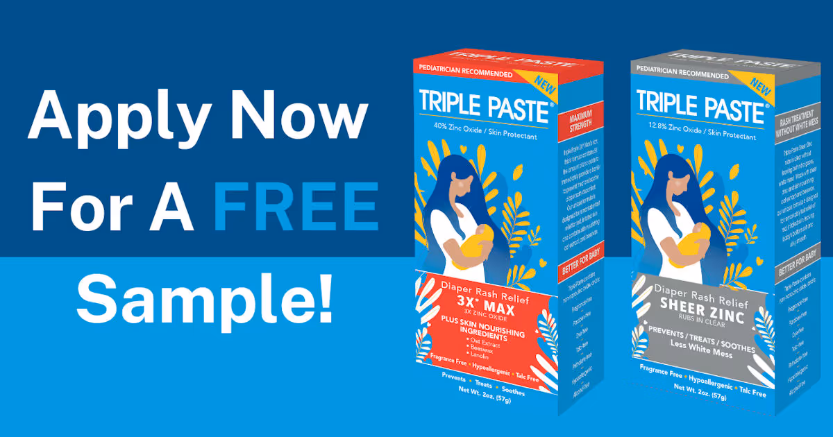Free Diaper Rash Ointment Sample: 3x Protection Now!