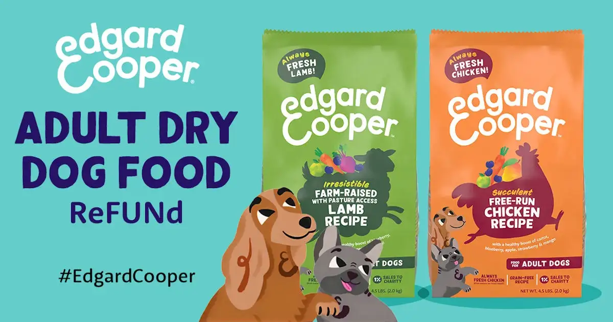 Free Dog Food! Get $25 Edgard & Cooper Refund Deal