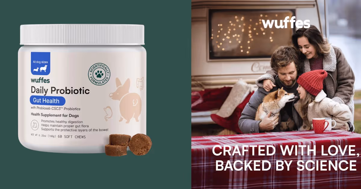 Free Dog Probiotic: Score a $39 Wuffes Sample!