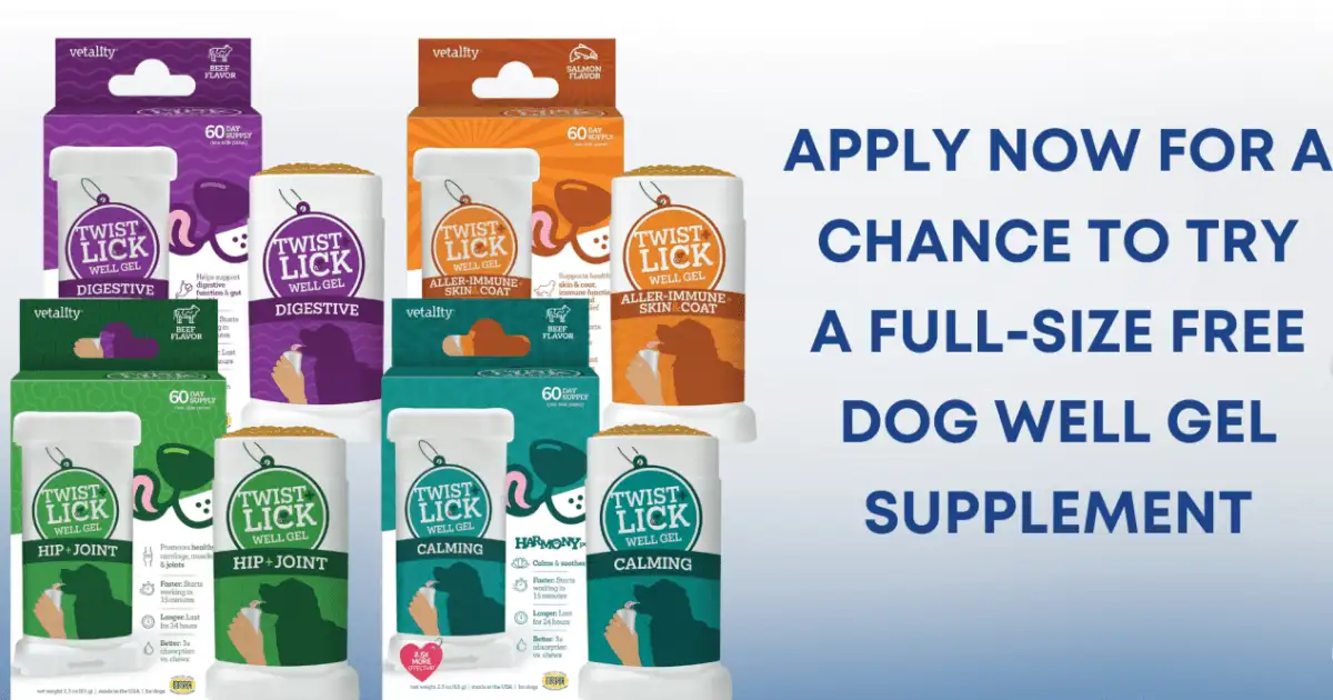 Free Dog Supplement Sample: Try Vetality + Give Feedback!