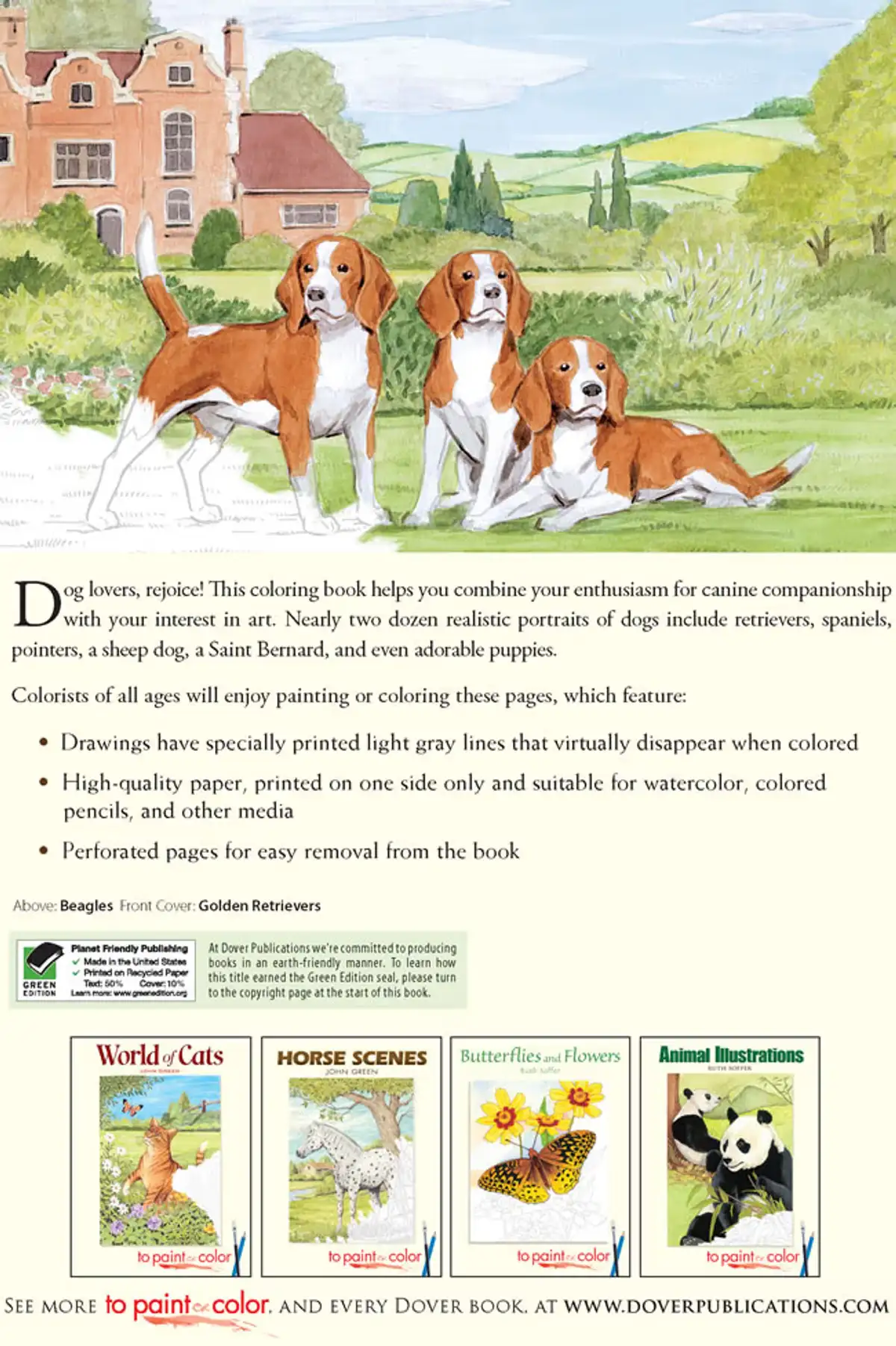Free Dover Adult Coloring Pages: Dogs to Paint or Color