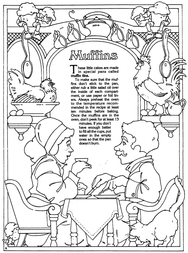Free Dover Kids Cookbook: Color, Print & Bake Fun!