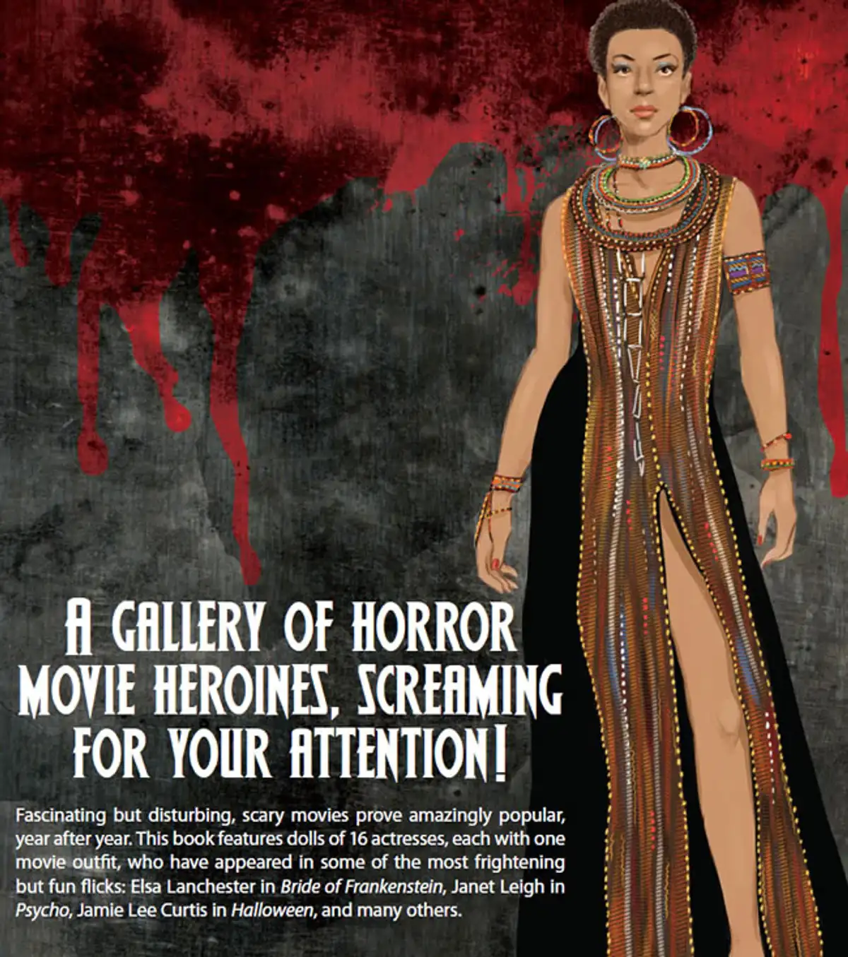 Free Dover Scream Queen Dolls: 4 Dolls & 4 Costumes Printable