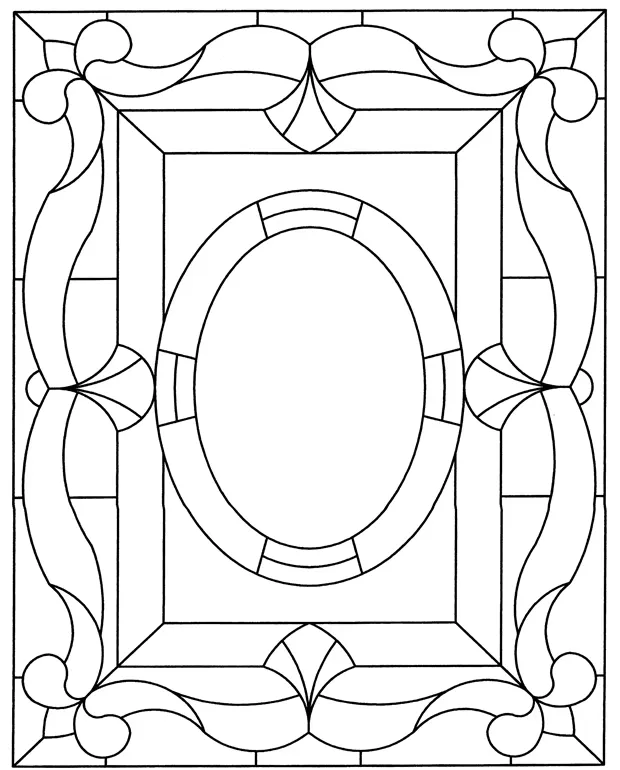 Free Dover Stained Glass Adult Coloring: Print & Color Now!