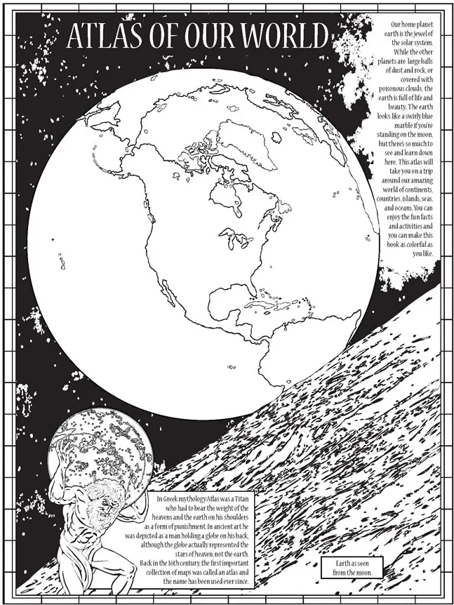 Free Dover World Atlas Activity & Coloring: 6 Fun Pages to Download!