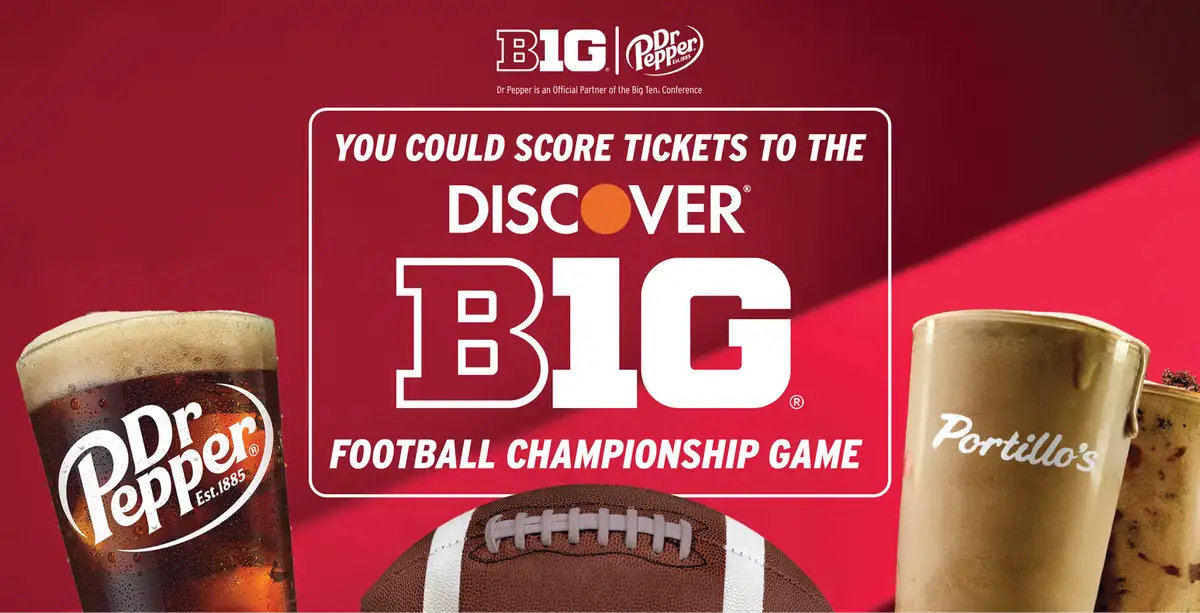 Free Dr Pepper x Portillo’s Sweepstakes: Win Ten Game Tickets!